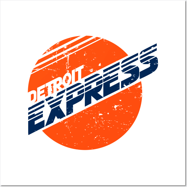 1978 Detroit Express Vintage Soccer Wall Art by ryanjaycruz